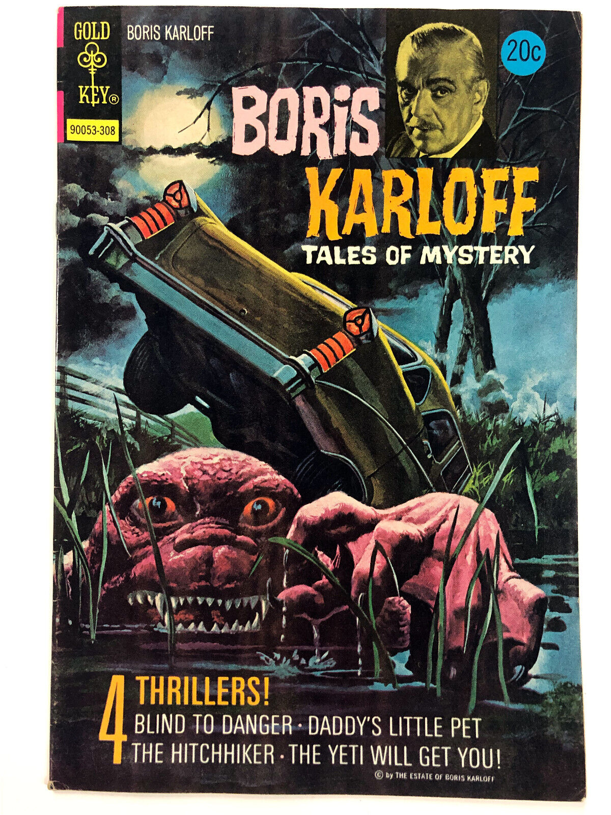 Boris Karloff Tales of Mystery #49 (July 1973 GOLD KEY) F-VF 20C Rare