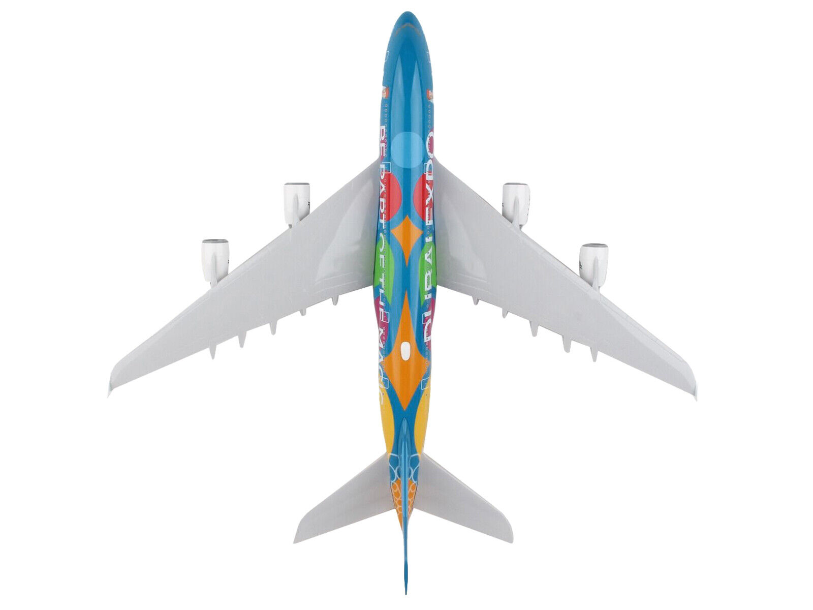 2022 Airbus A380 Model Emirates Airlines Dubai Expo 1/200 Plastic Skymarks