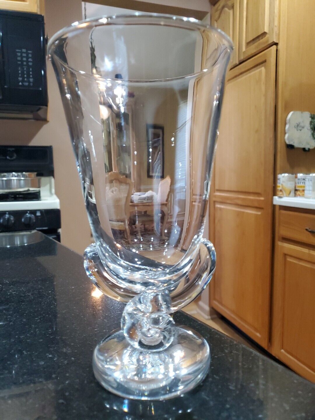 Steuben Glass Vase 8.5\