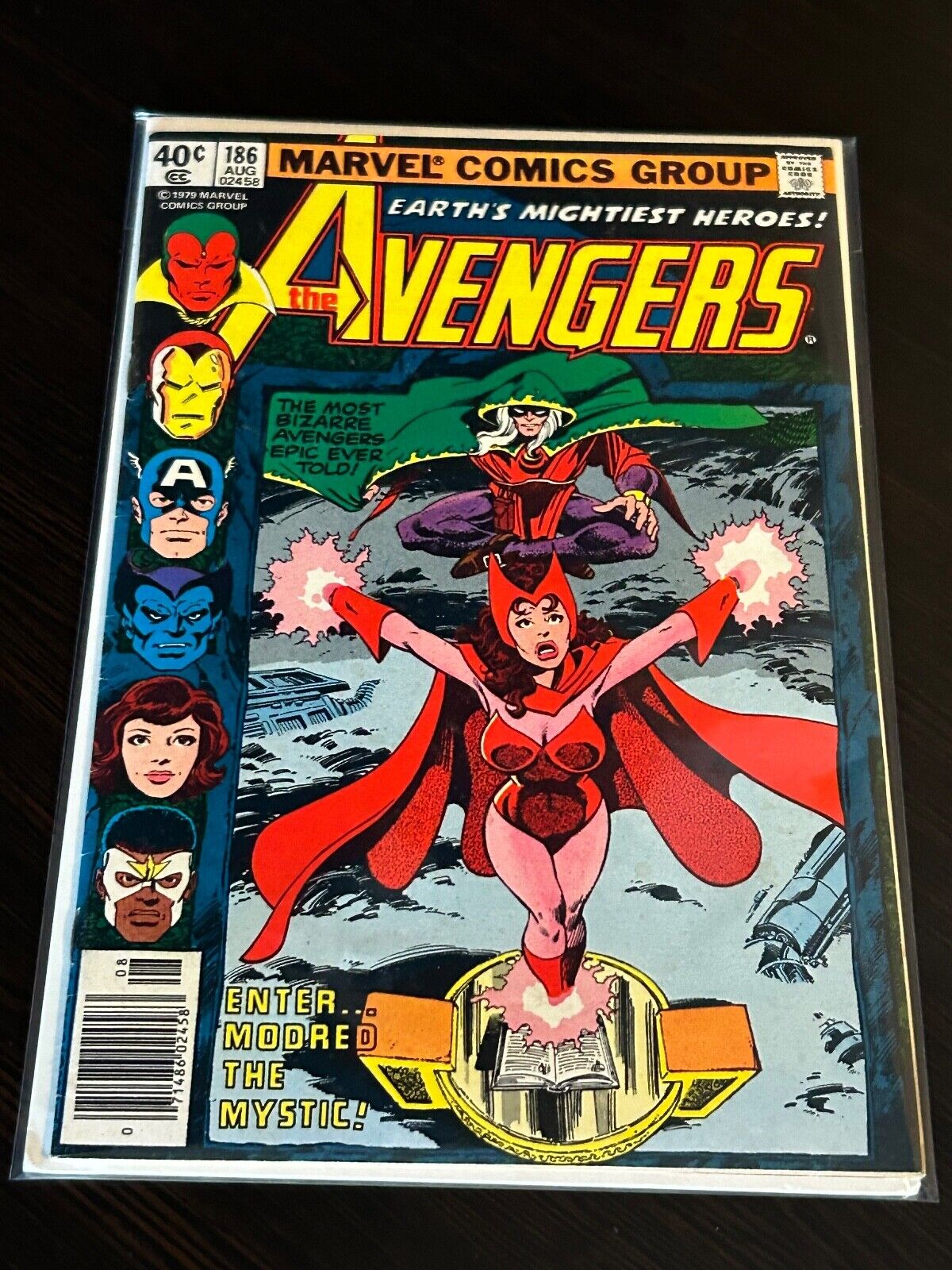 Avengers #186 Newsstand (1963) Mid+ Grade - 1st Magda/Origin Scarlett Witch