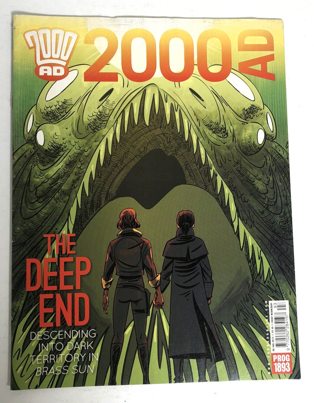 2000 AD PROG 1893 AUG 2014 Judge Dredd The Deep End Rebellion UK Comicbook