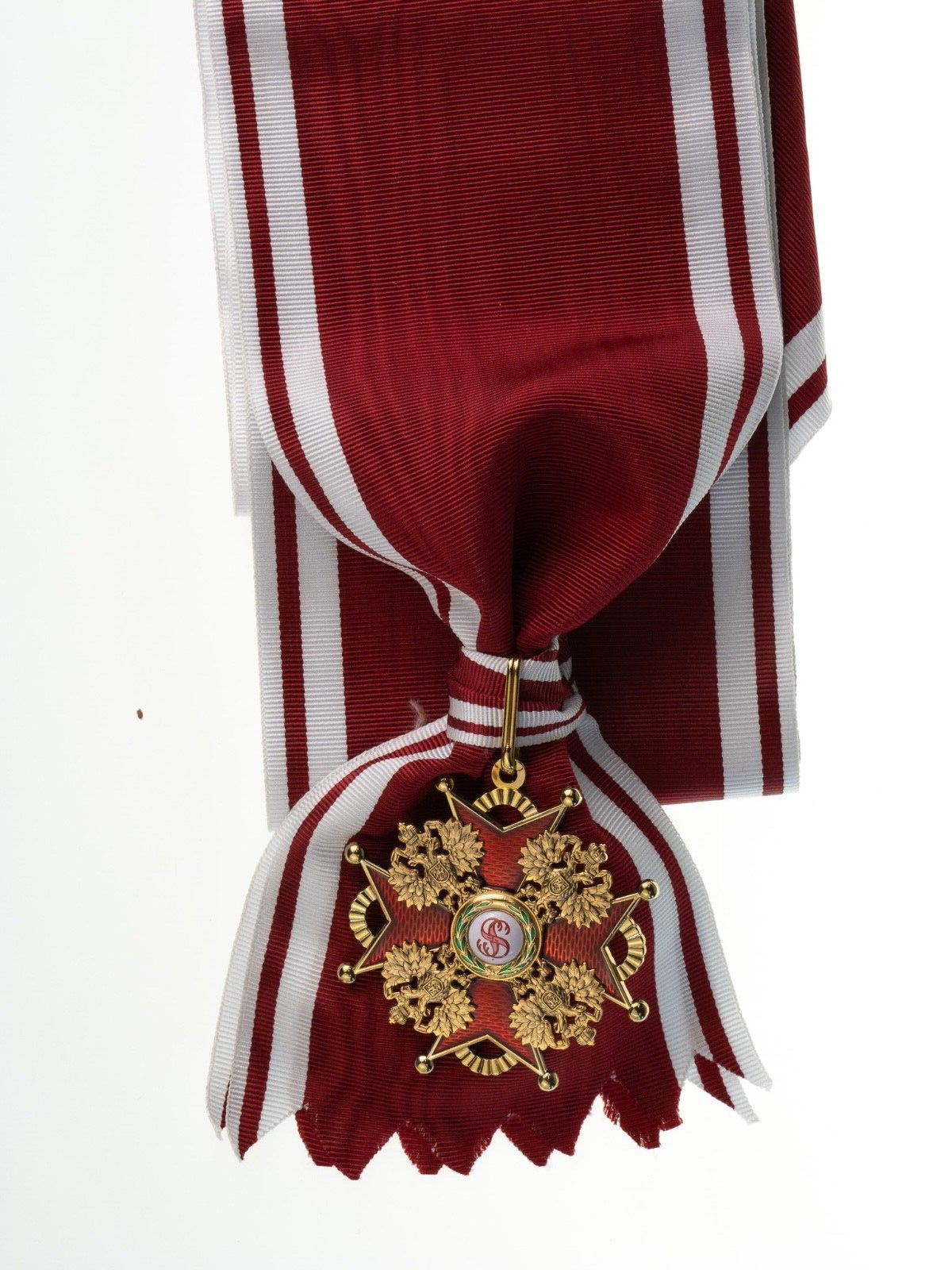 Order of St. Stanislaus 1st Cl. with sash. Russian Imperial award 1855 1917