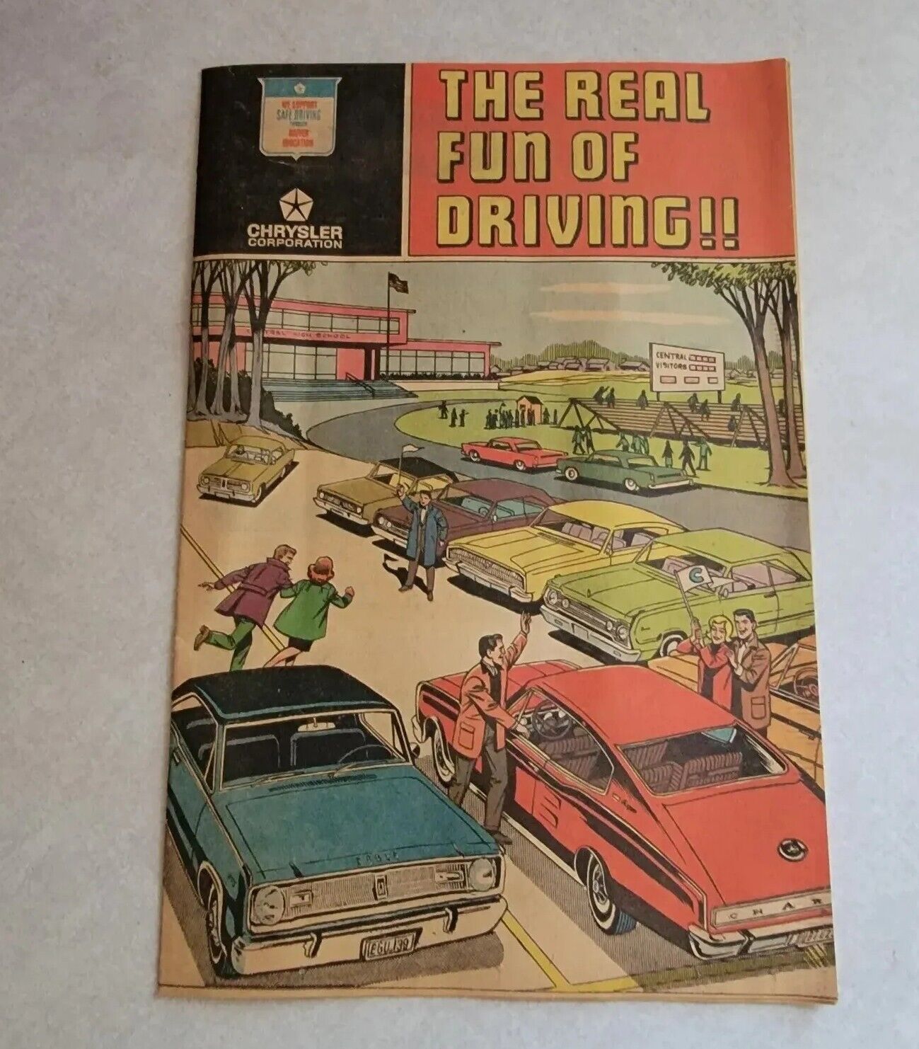 Vintage 1967 CHRYSLER Motors Corp The Real FUN of DRIVING Comic Book Drivers Ed