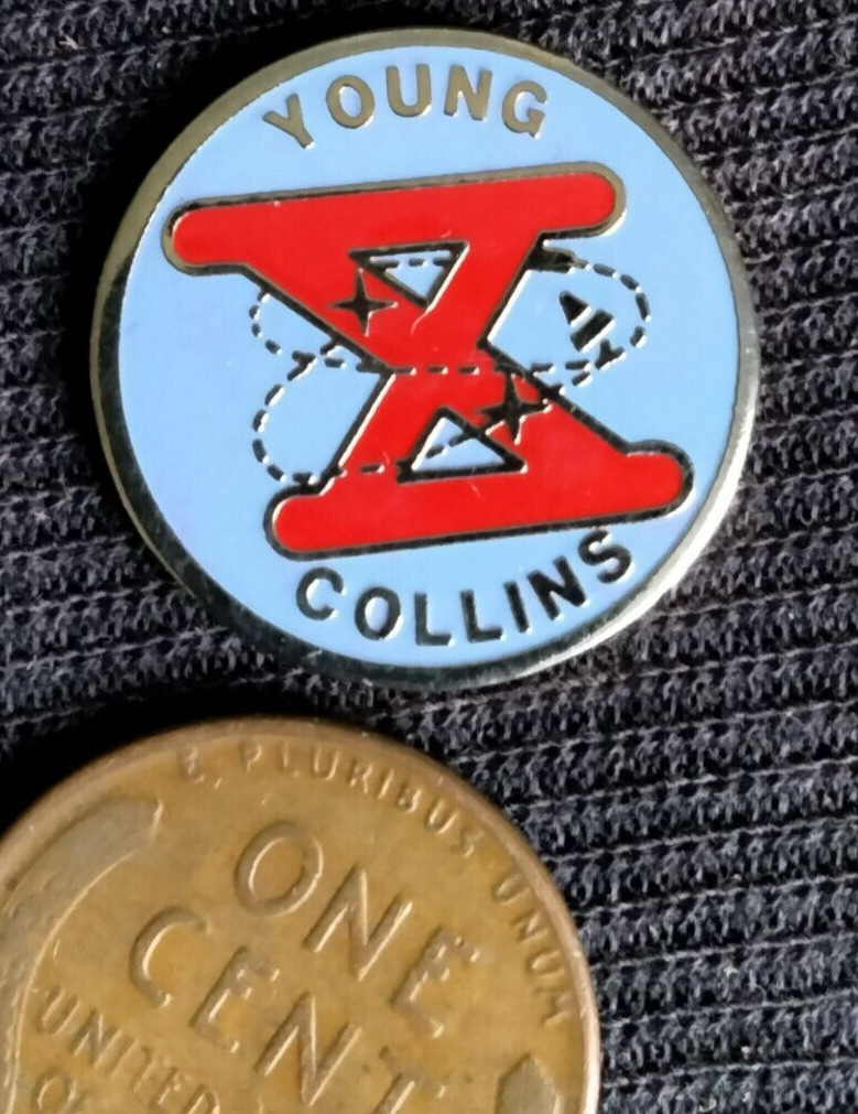 NASA Gemini X 10 Souvenir Lapel Hat Pin Pinchback Young & Collins