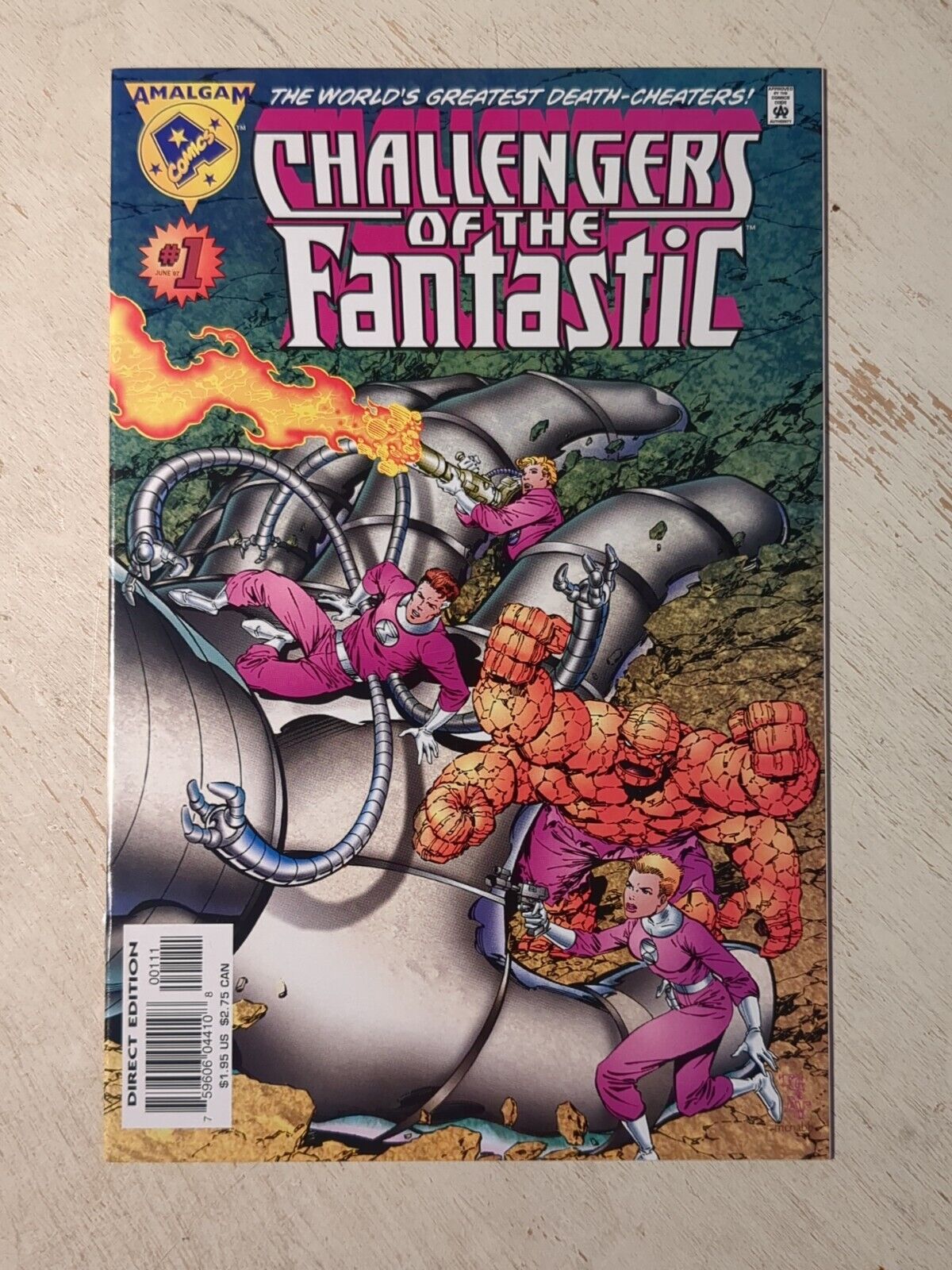 CHALLENGERS OF THE FANTASTIC #1 Fantastic Four Amalgam Comics SHIPS FREE 