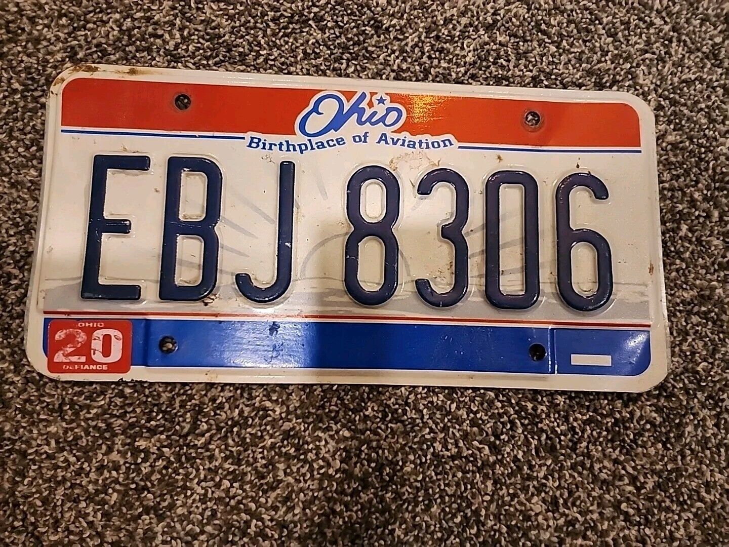  Ohio License Plate Tag \