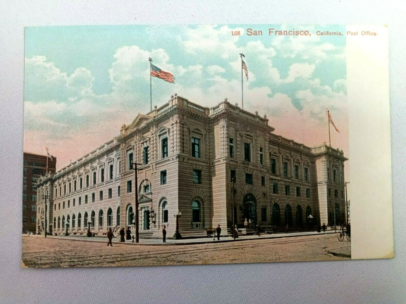 Vintage Postcard Post Office Building San Francisco California CA
