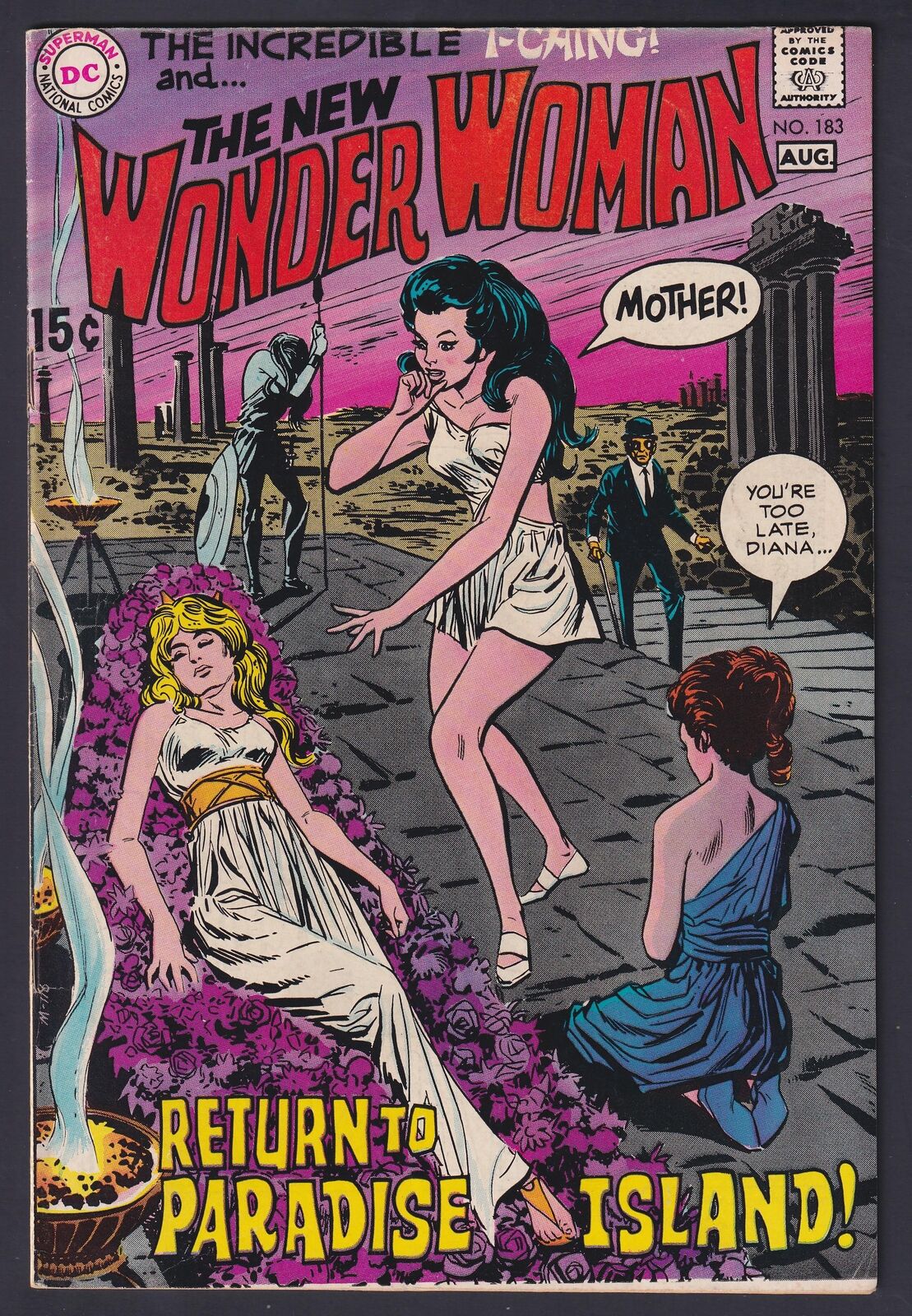 Wonder Woman #183 1969 DC 5.5 Fine- comic