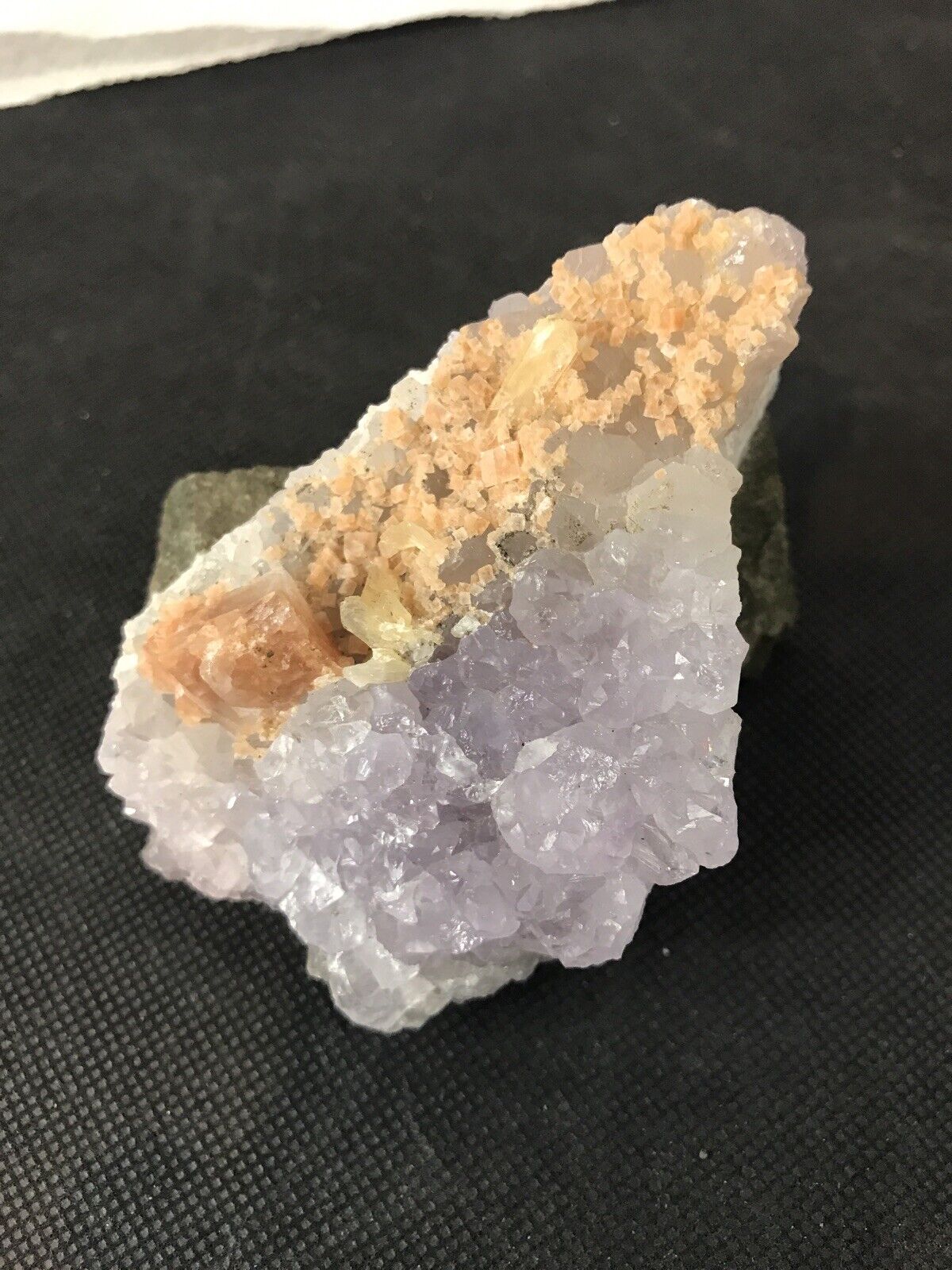 Nova Scotia Bay of Fundy Amethyst, Chabazite, Stilbite Show Piece Mineral 