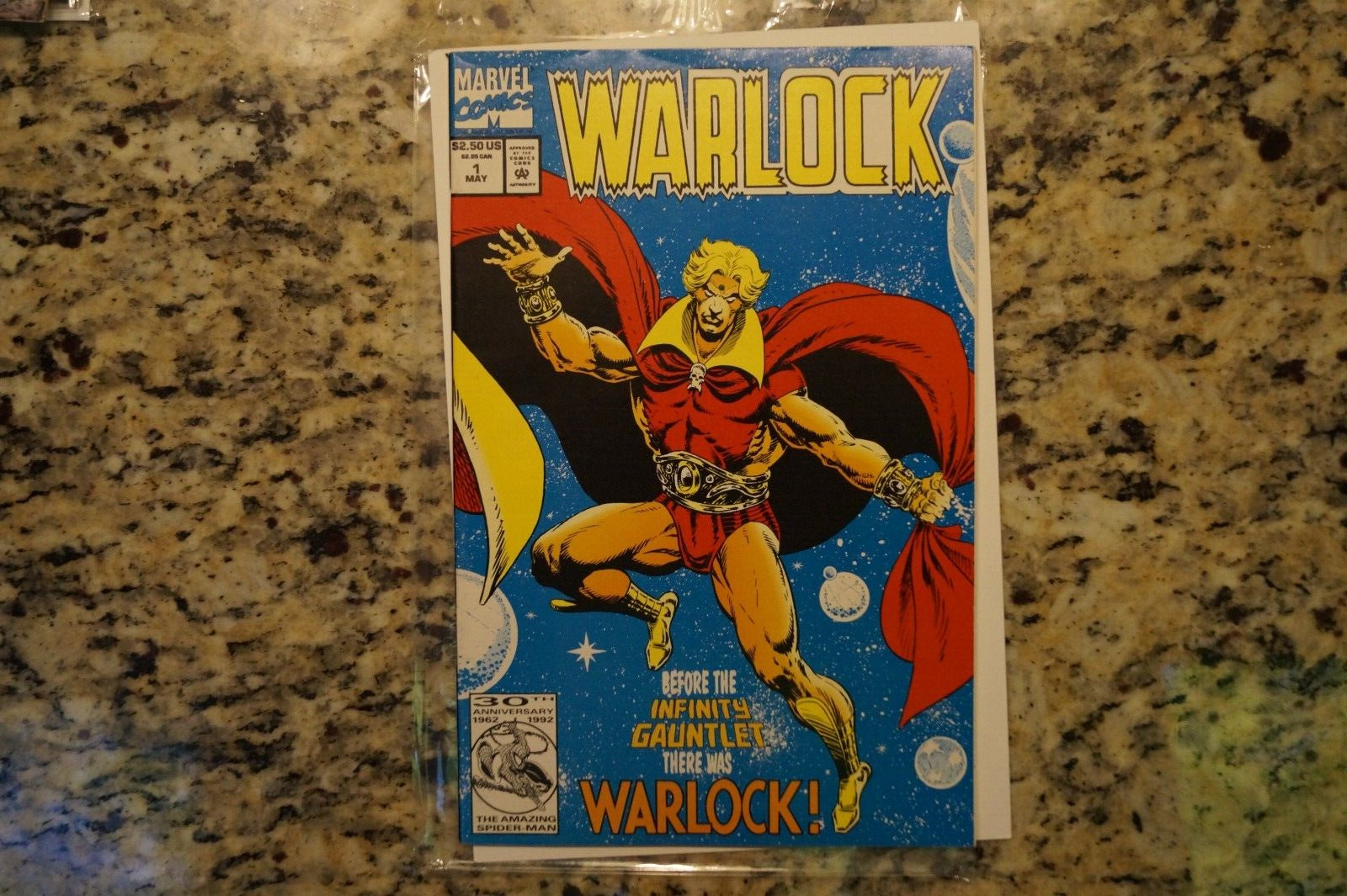 Warlock #1  Vol. 2 VF (Marvel Comics 1992)  30th Anniversary Jim Starlin