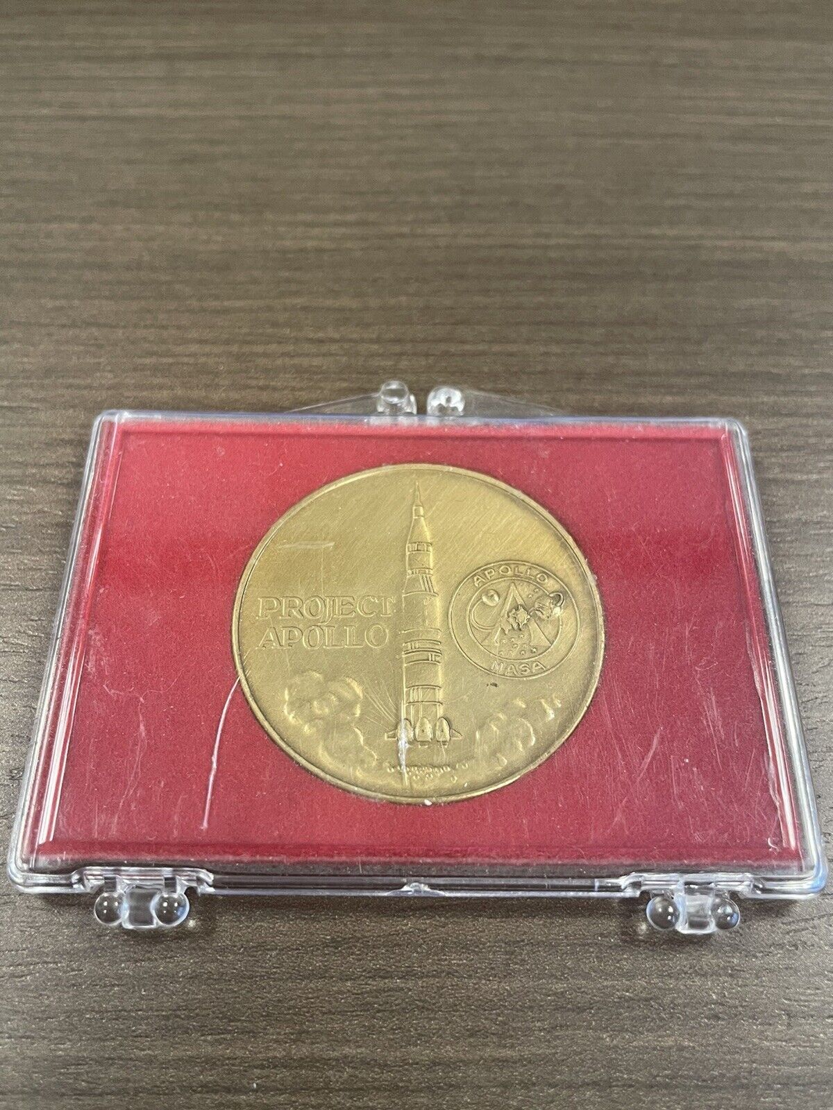 Apollo 11 Commemorative Medal Moon Landing Coin July 16th 1969 Project Apollo