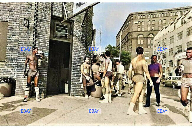 POSTCARD Print / Men on Christopher Street, 1978 / Gay Interest
