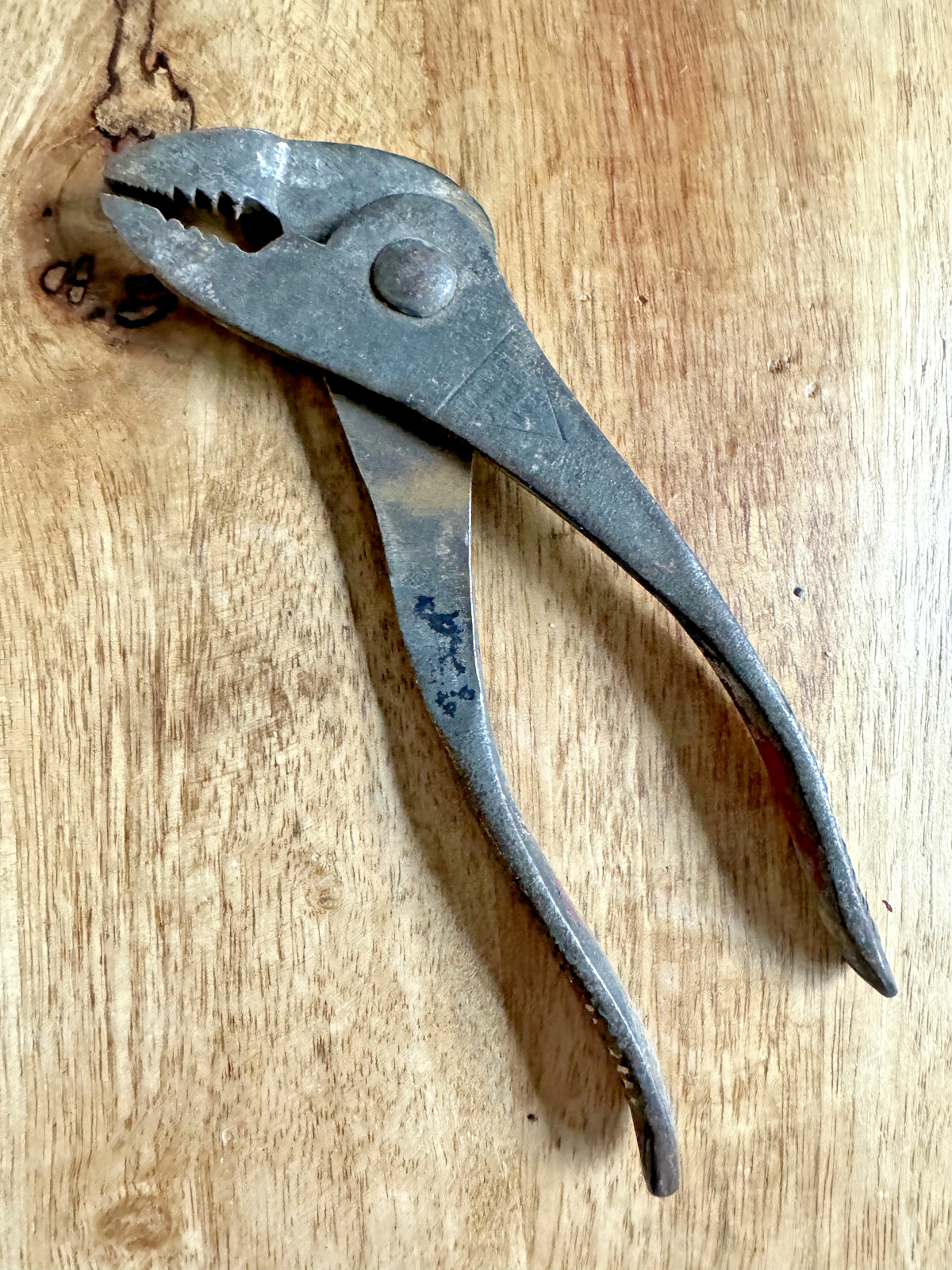 VINTAGE ANGLED Offset PLIERS Forged USA