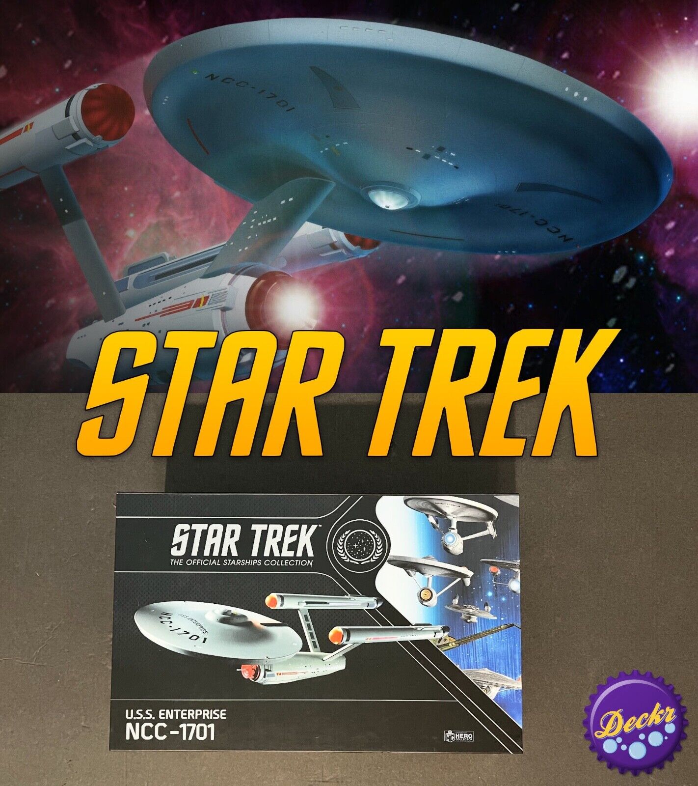 Eaglemoss Star Trek: The Official Starships Collection XL USS Enterprise 1701