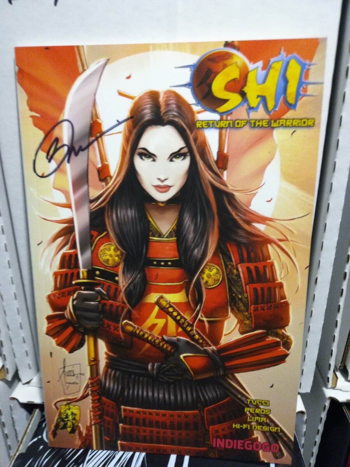 SHI graphic novels SIGNED BILLY TUCCI | Return of the Warrior & Haikyo | + print