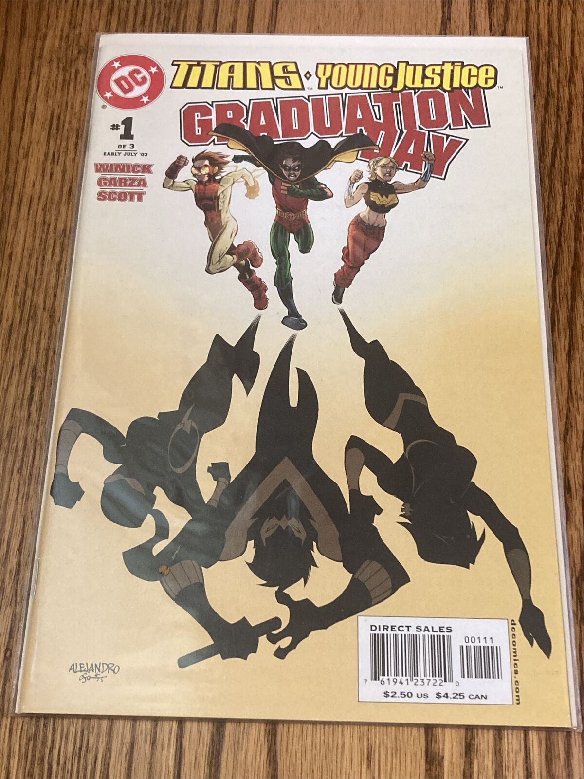 Titans Young Justice Graduation Day #1 2003 Ale Garza DC Comics Bagged/Boarded