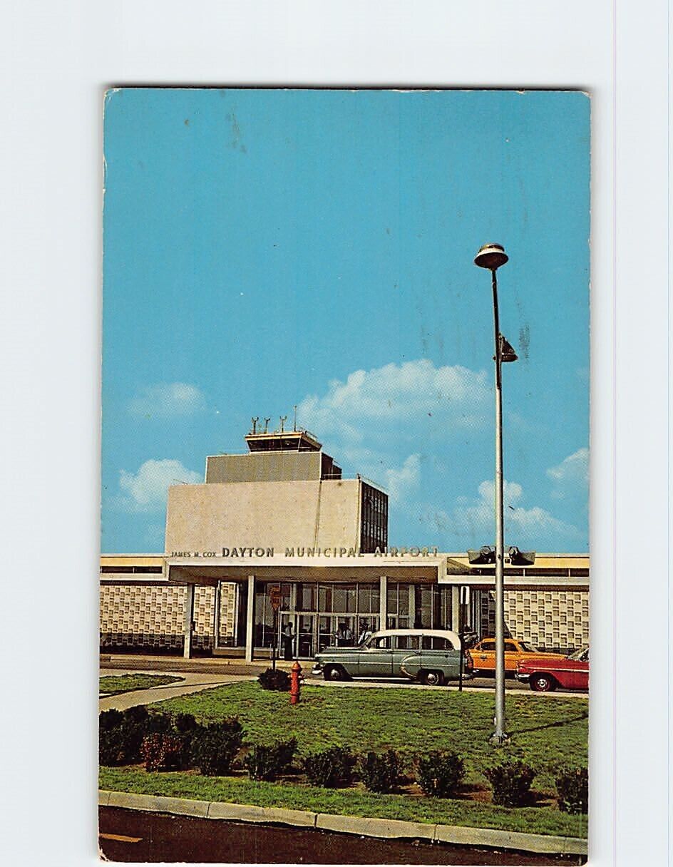 Postcard James M. Cox Dayton Municipal Airport Ohio USA