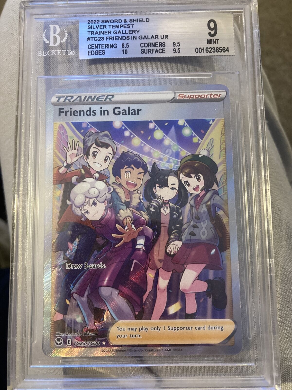 Pokemon Card Friends in Galar TG23/TG30 Silver Tempest FA Trainer Becketts 9