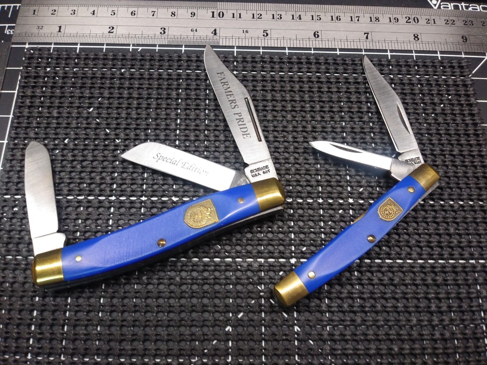 Vintage Rare Schrade USA Future Farmers Of America (2) Knives Lot - 8OT & 33OT