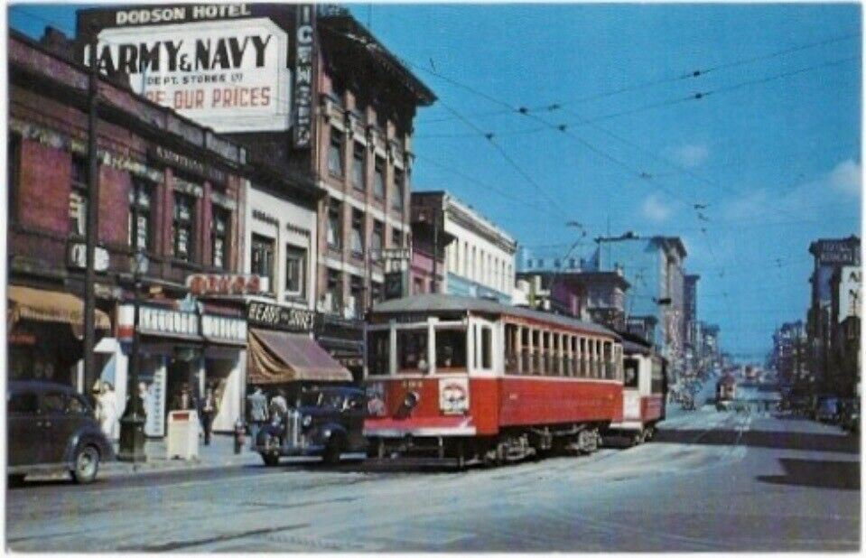 Postcard Canada, Vancouver British Columbia, 1949 B.C. Electric Ry. No. 101 —C34