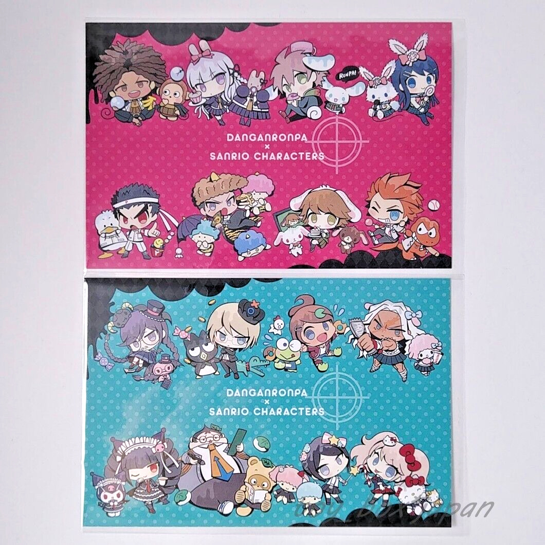 Danganronpa Sanrio Post Card Set of 2 All Characters 2021 Japan Anime Game