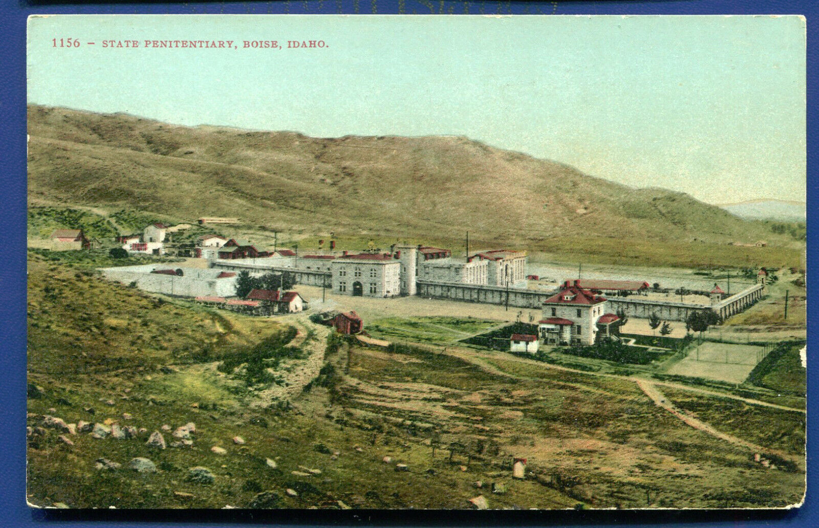 State Penitentiary Boise Idaho old postcard