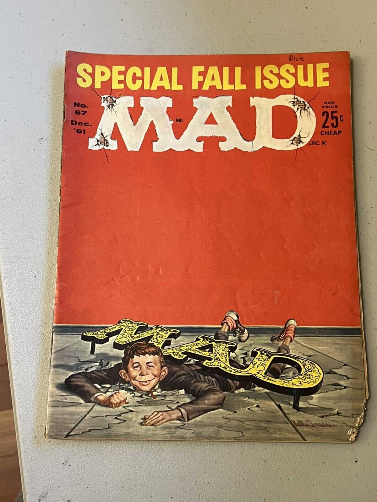 Special Fall Issue MAD Magazine # 67 1961