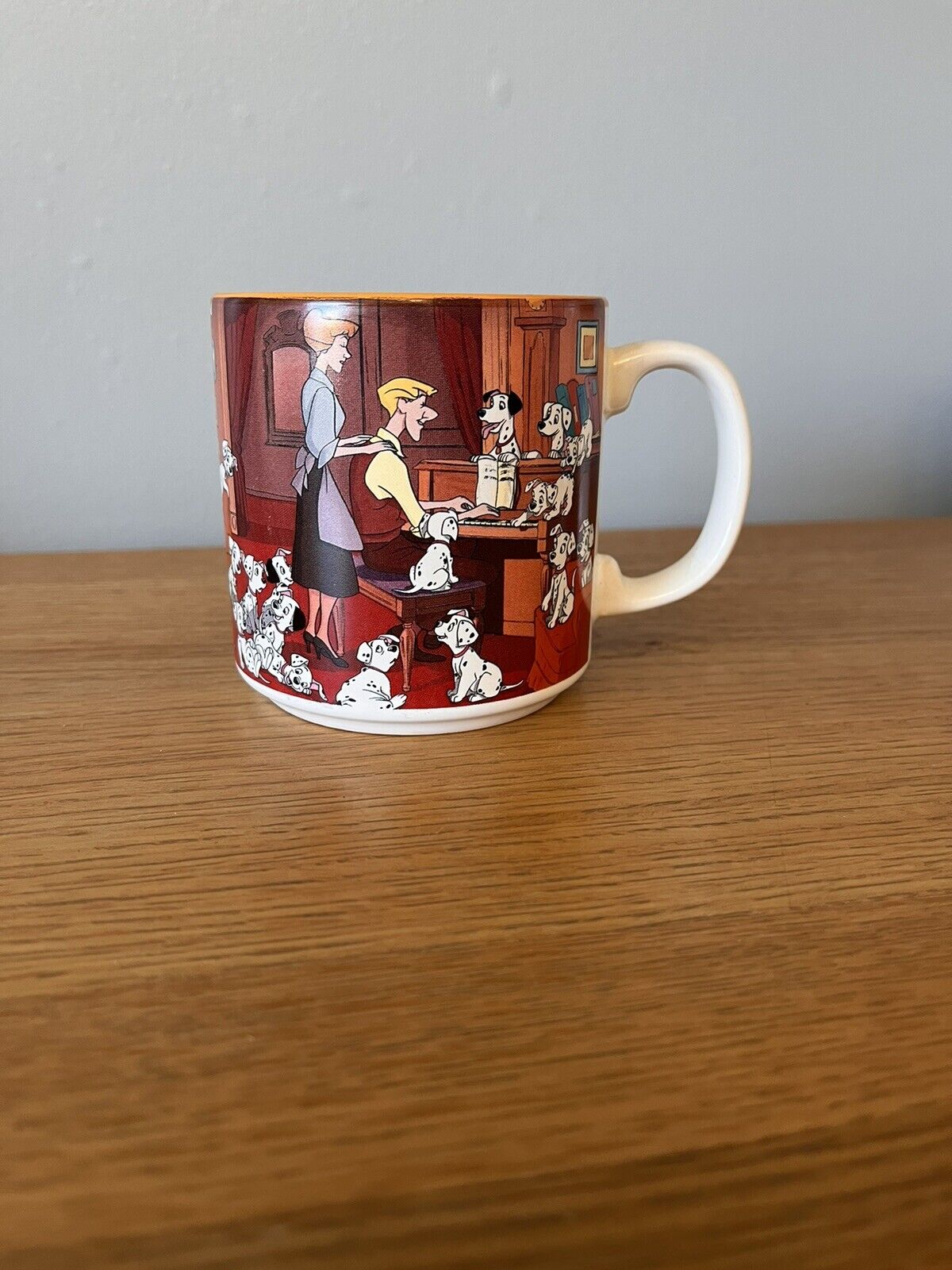 Vintage Walt Disney 101 Dalmations Mug Cup