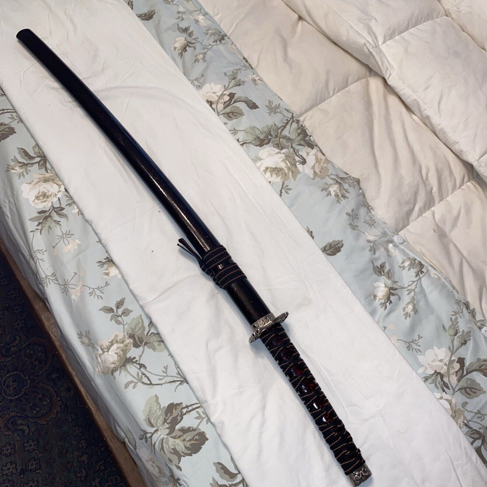 39.5”Dragon Japanese Samurai Katana Sword Steel Blade with