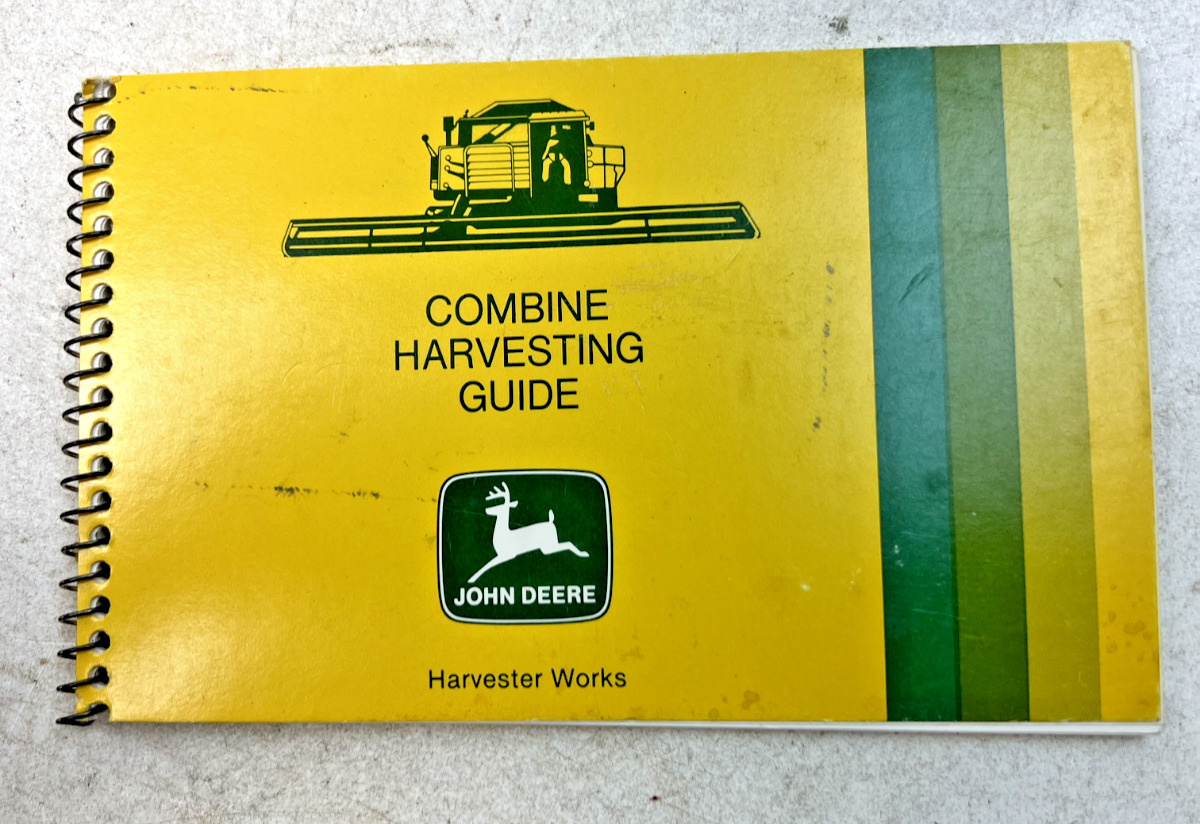Vintage John Deere Combine Harvesting Guide