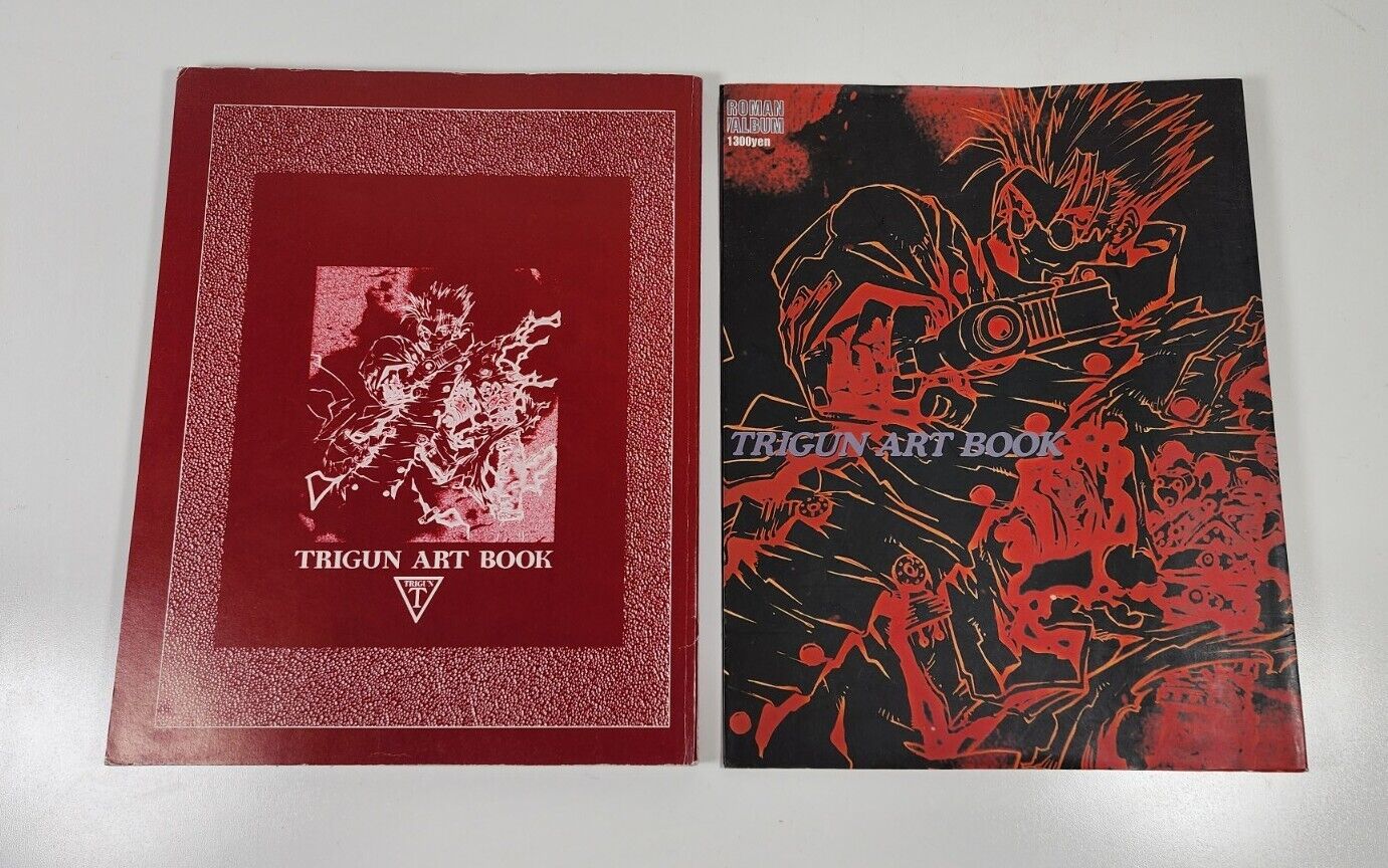 Trigun Art Book Yasuhiro Nightow Official Artbook Vintage Japanese Check Descrip