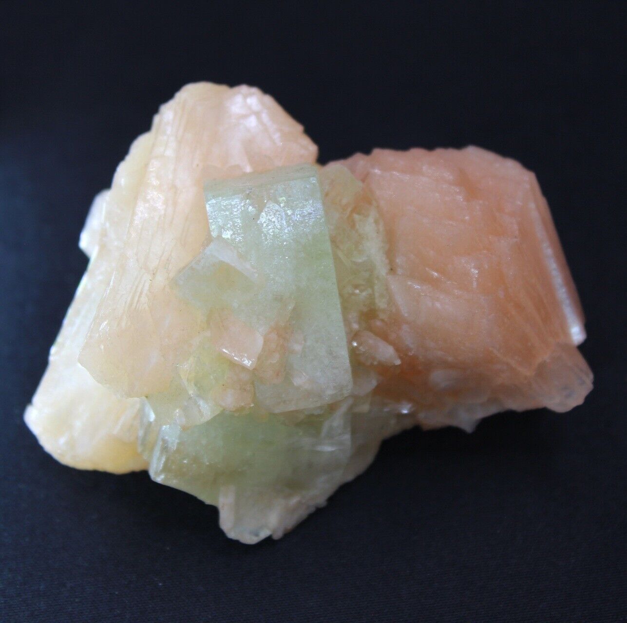 Large Colorful Green Apophyllite Gem Display Crystal Rock Raw Mineral 193 g