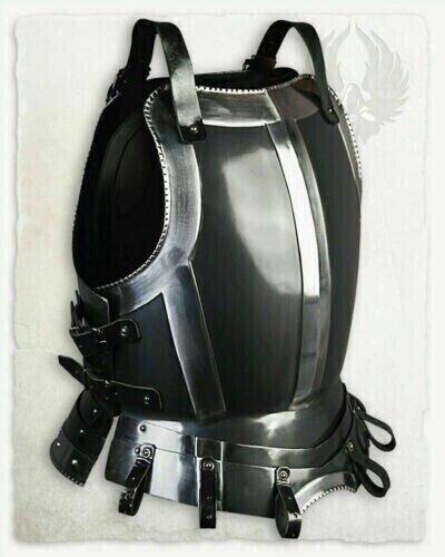 Medieval Breastplate Chest Armor Jacket Larp 18GA Steel Knight Cuirass Gift Item