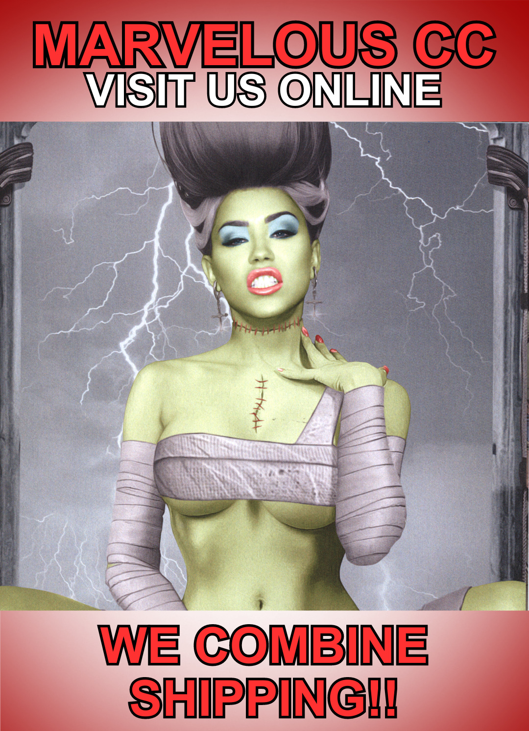 2024 Aggi Erguna | Ms. Frankenstein Cosplay | VIRGIN Variant Cover A | LE