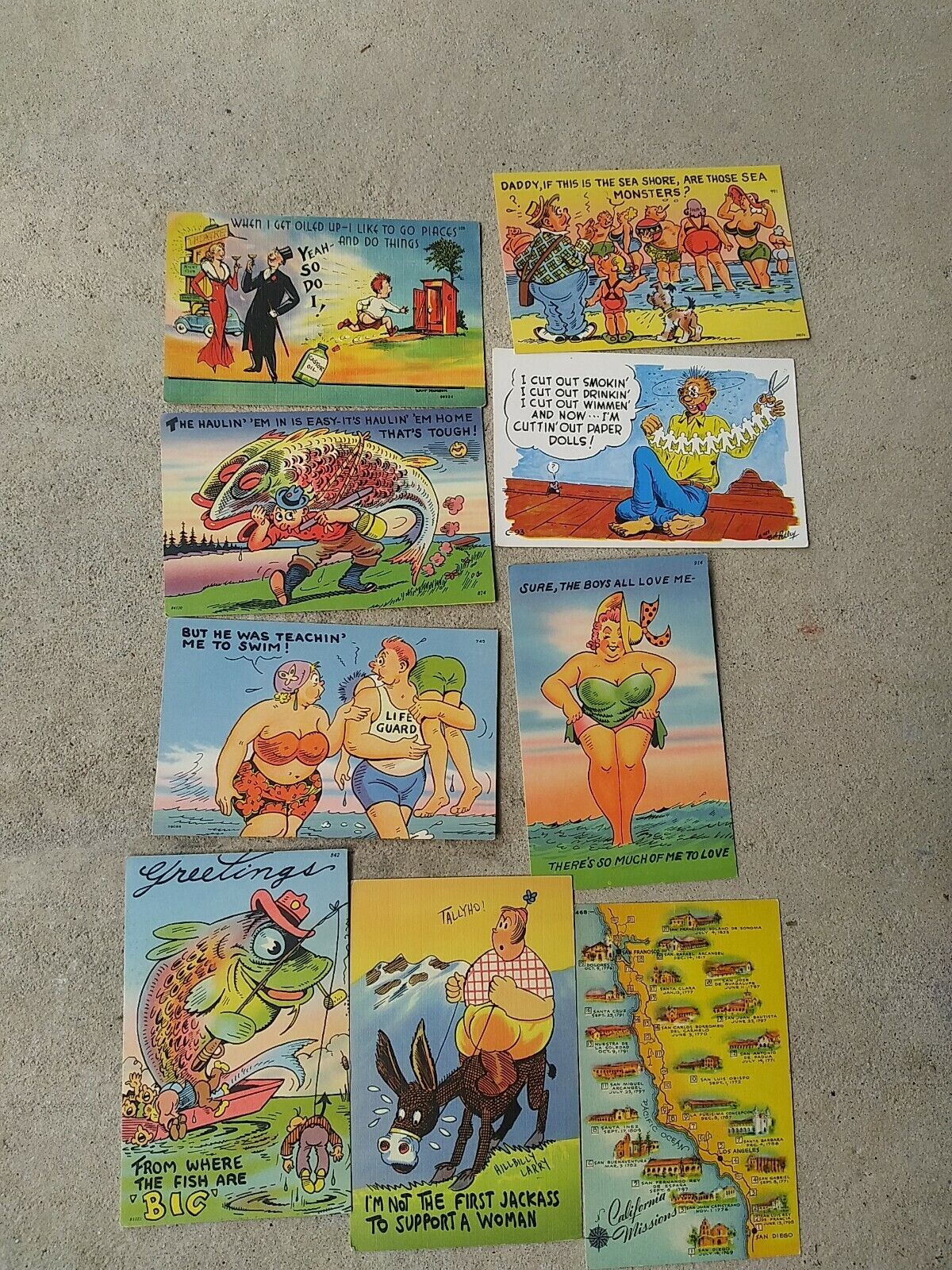 Vintage Cartoon Postcards