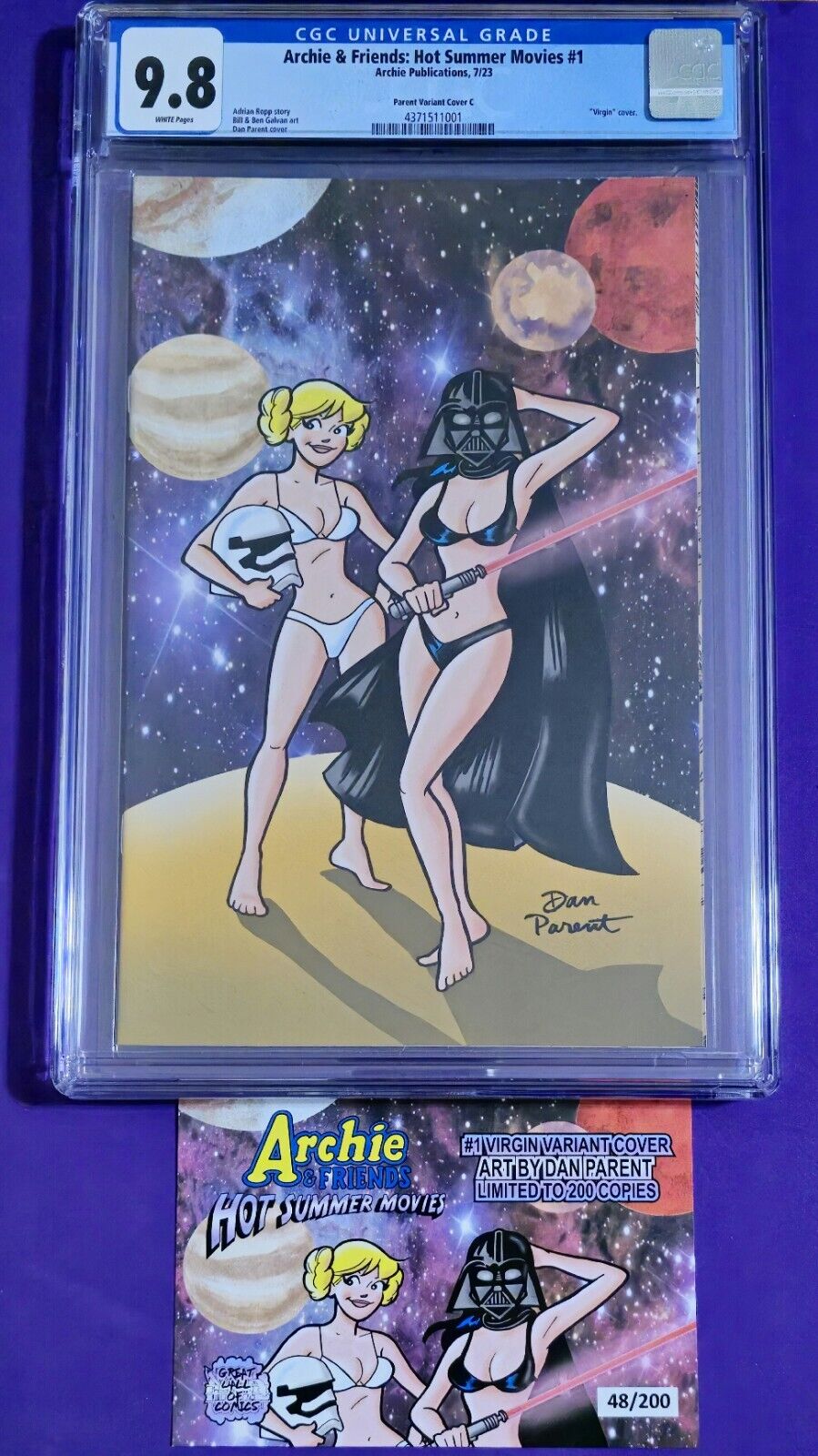 Archie & Friends #1 Hot Summer Movies May the 4th Be With You 48/200 cgc 9.8