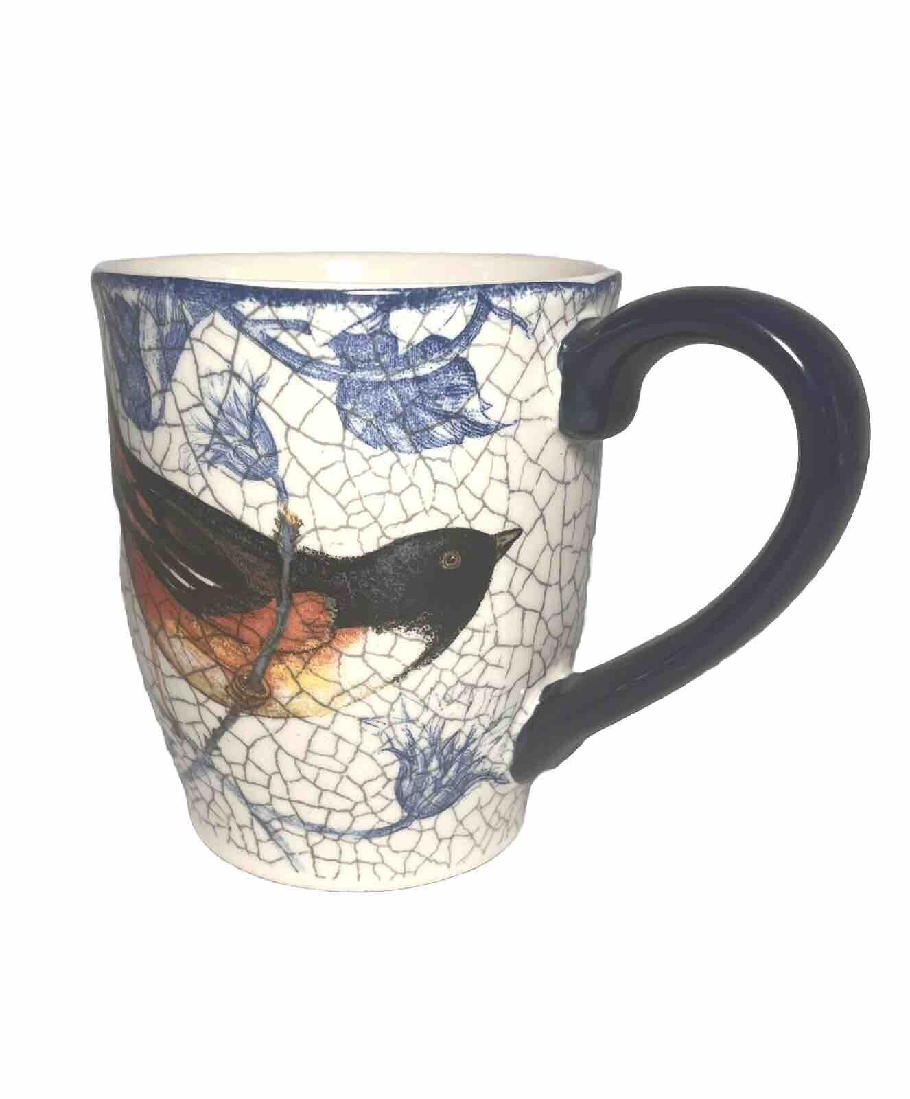 Susan Winget Stoneware Coffee Tea Mug, American Restart Song Bird Cracker Barrel
