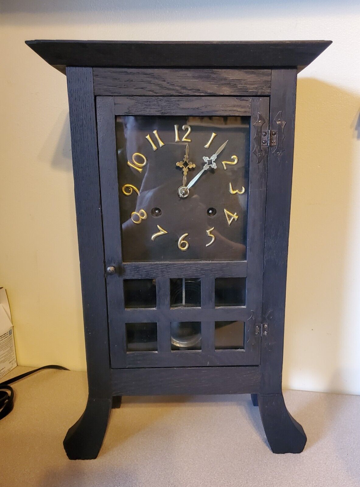 New Haven San Pedro Mission Mantle Clock Fully Serviced