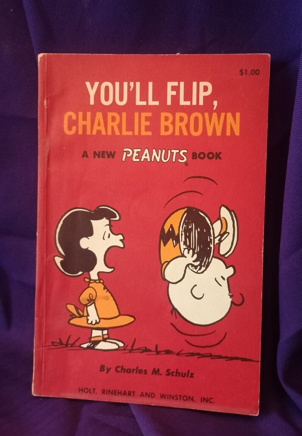 1967 YOU\'LL FLIP CHARLIE BROWN by Charles Schulz 1st Edition Comic Book Snoopy