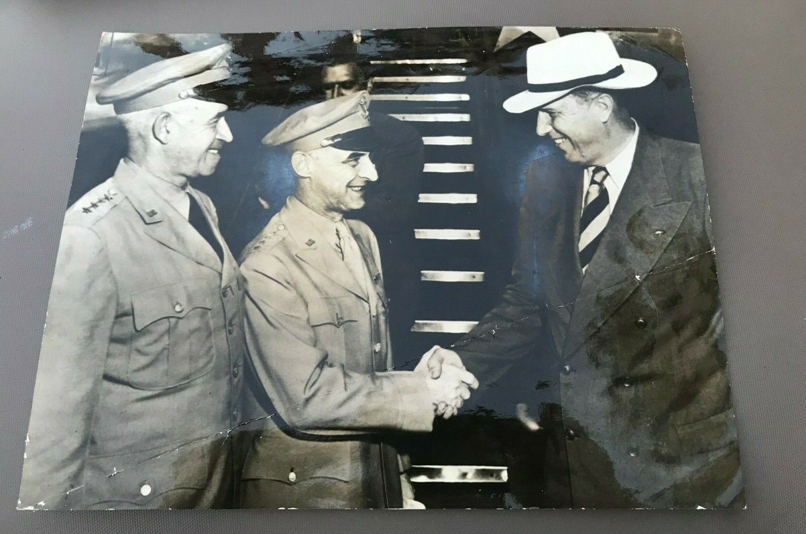 WW2 WWII U.S PHOTO ARMY OFFICER GENERAL LUCIUS D. CLAY IN WASHINGTON D.C 1940s
