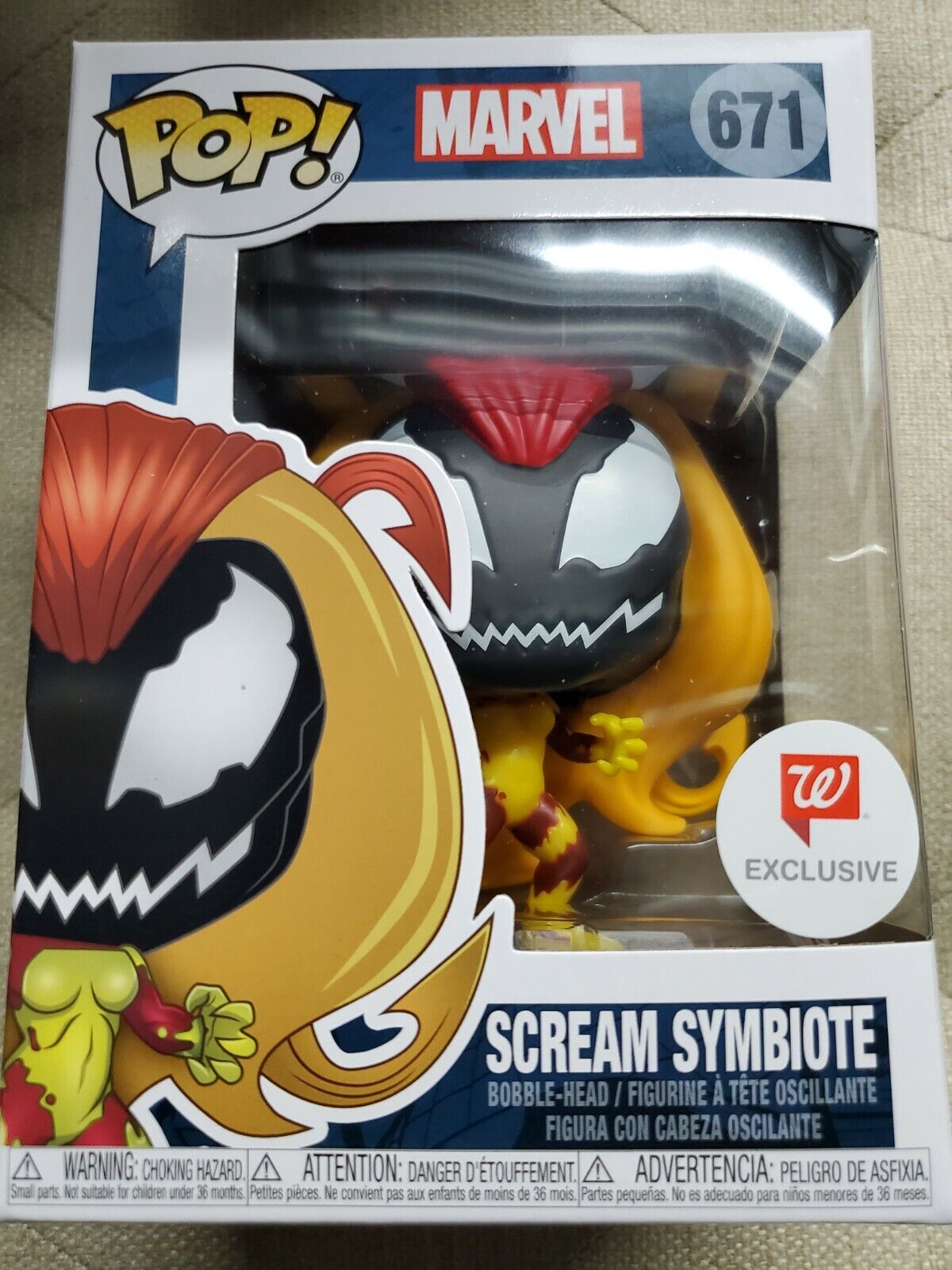 Funko Pop Marvel Scream Symbiote #671 Walgreens Exclusive Vinyl Figure
