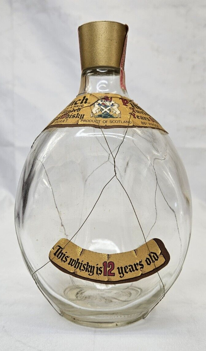 Pinch Scotch Whisky Bottle Empty 4/1/89