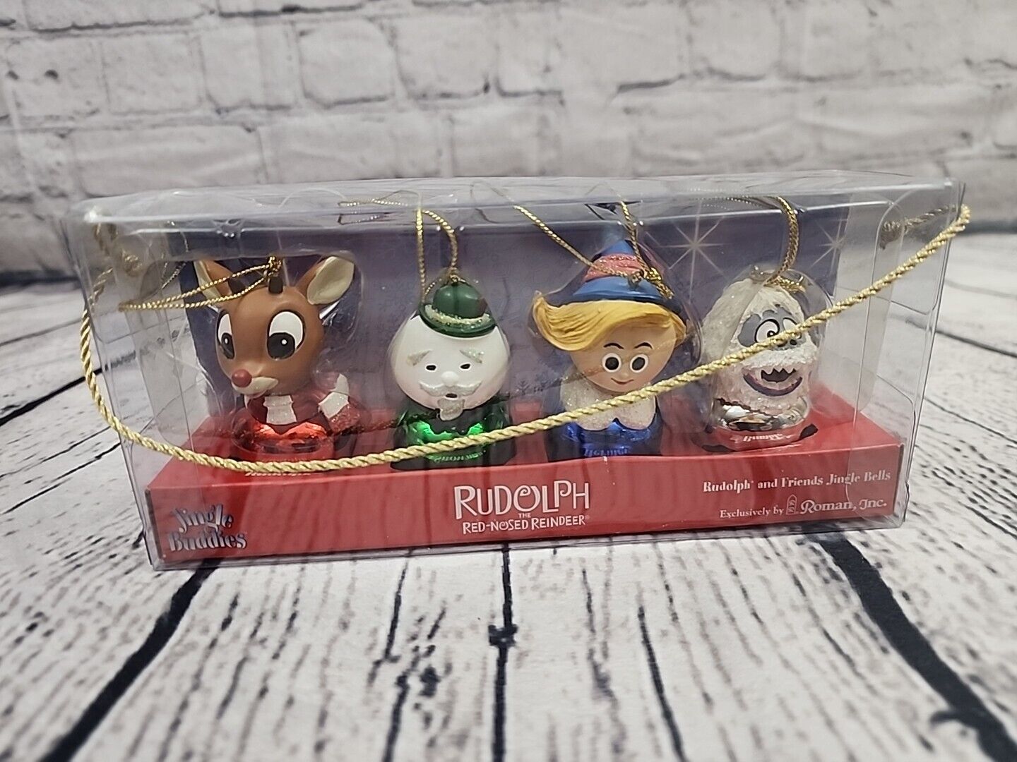 Rudolph The Red-Nosed Reindeer Jingle Buddy Jingle Bells Christmas Ornaments