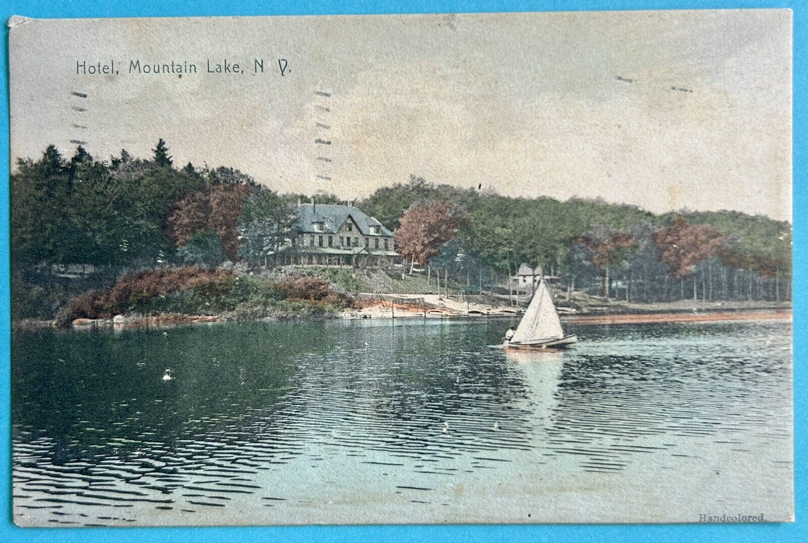 Hotel. Mountain Lake New Jersey NJ. 1907 Vintage Postcard