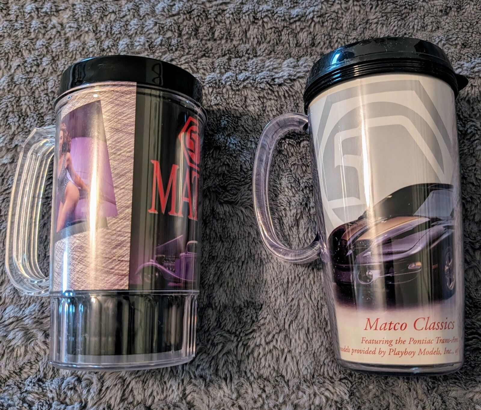 Vintage Matco Tools Classics Trans Am Playboy Models Pin-up 80s Insulated Mugs