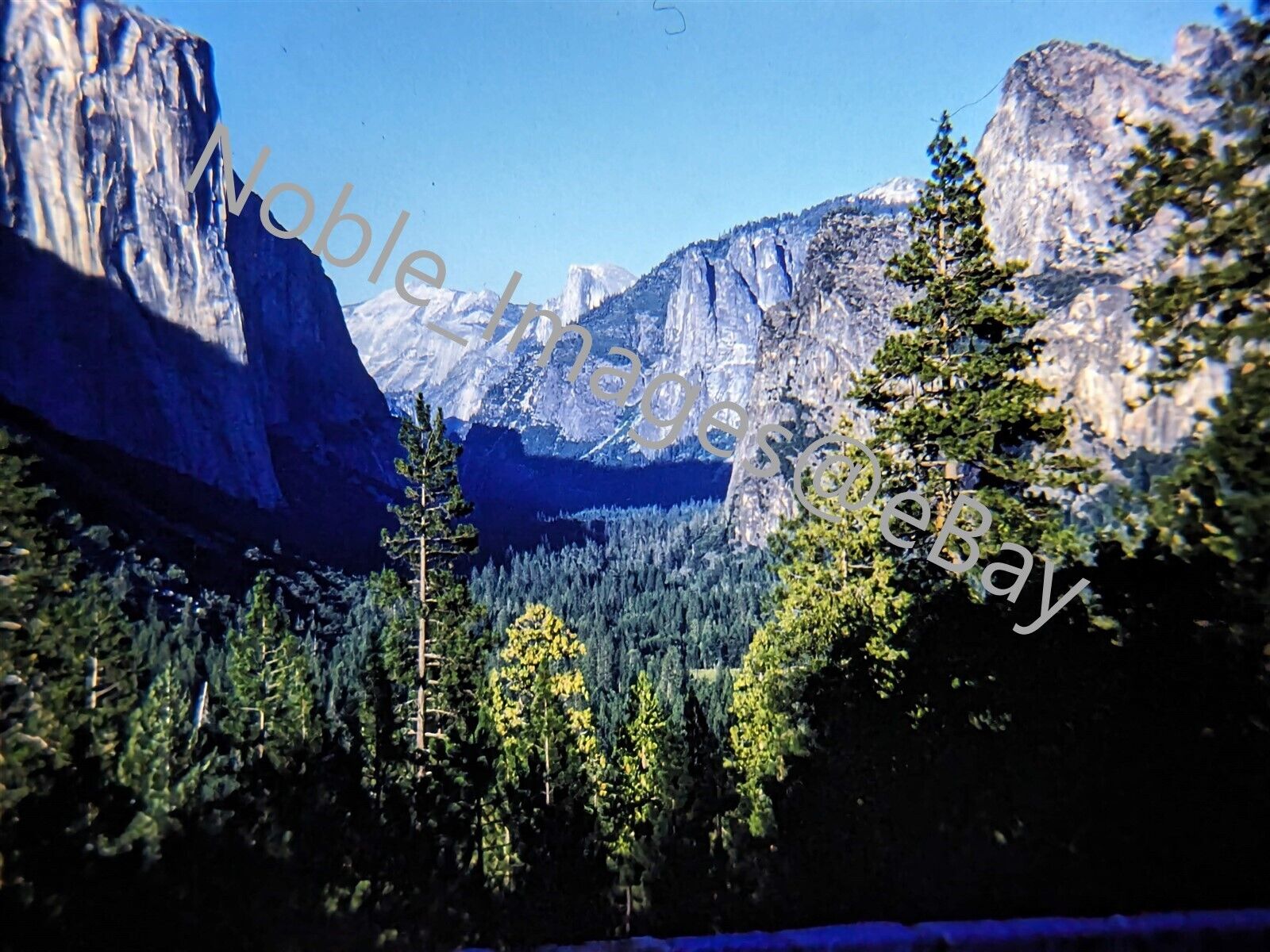 1954 Yosemite National Park Valley California Red-Border Kodachrome 35mm Slide