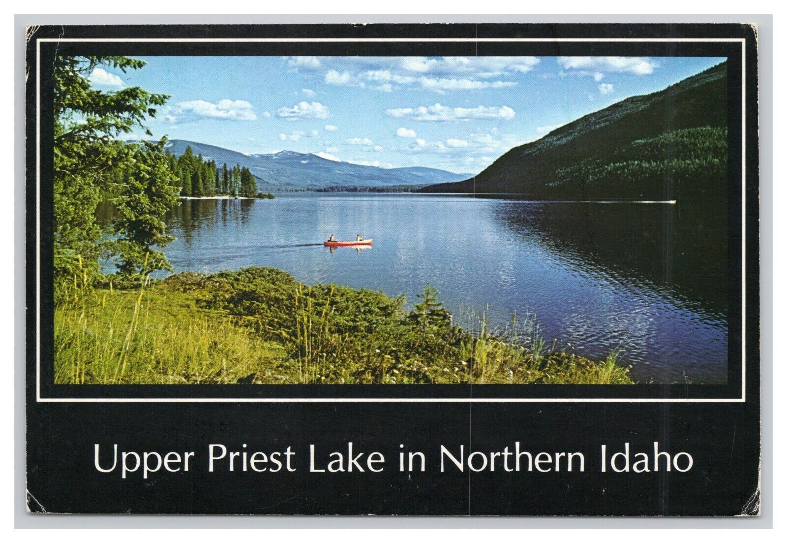 Postcard Upper Priest Lake In Northern Idaho Continental View