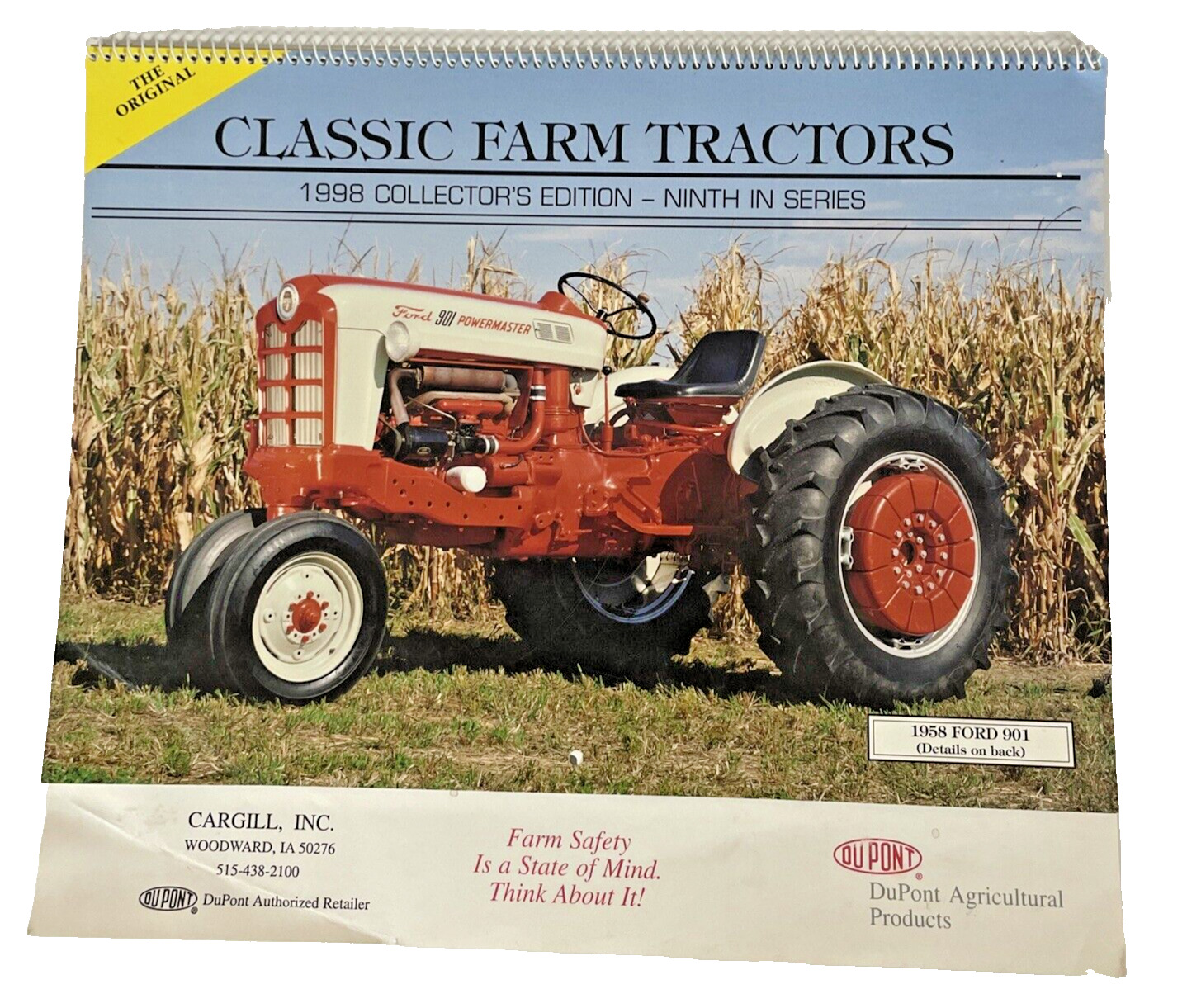 Classic Farm Tractors 1998 Dupont Collector\'s Edition Calendar 9th In Series