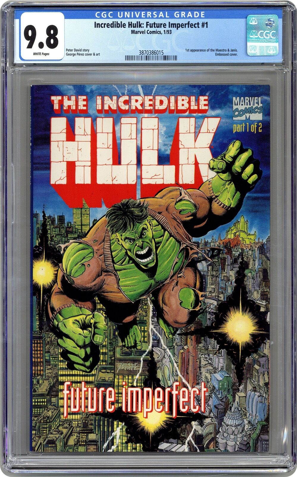 Hulk Future Imperfect #1 CGC 9.8 1992 3870386015 1st app. Maestro