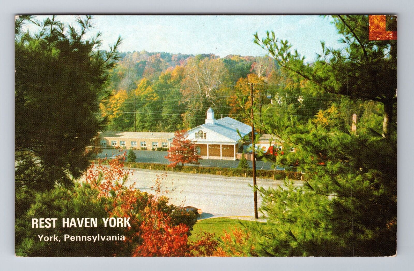 York PA-Pennsylvania, Rest Haven York, Advertising, Vintage Souvenir Postcard